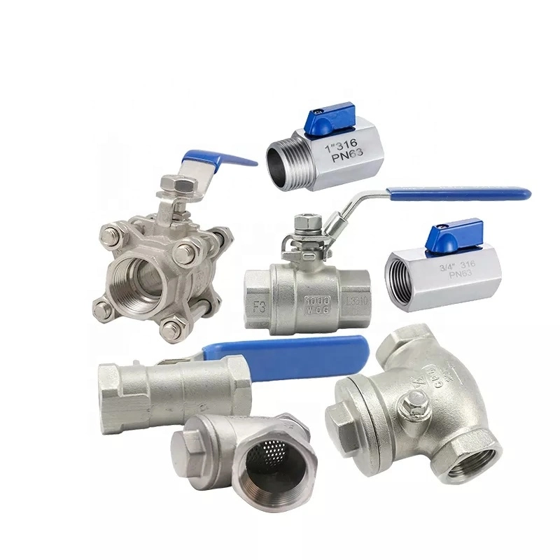 Stainless Steel Industrial Threaded Full Bore and Reduce Bore 1PC/2PC/3PC Ball Valve