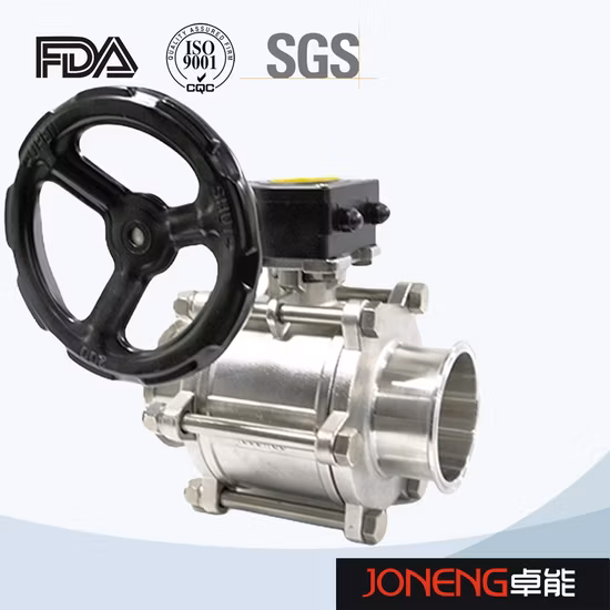 Valvole a sfera sanitarie in acciaio inossidabile ad alta pressione
